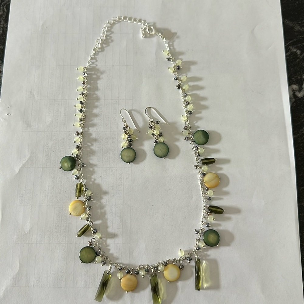 Lia Sophia Necklace and Earrings